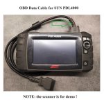 OBD II Data Cable Replacement for SUN PDL4000 Diagnostic Tool